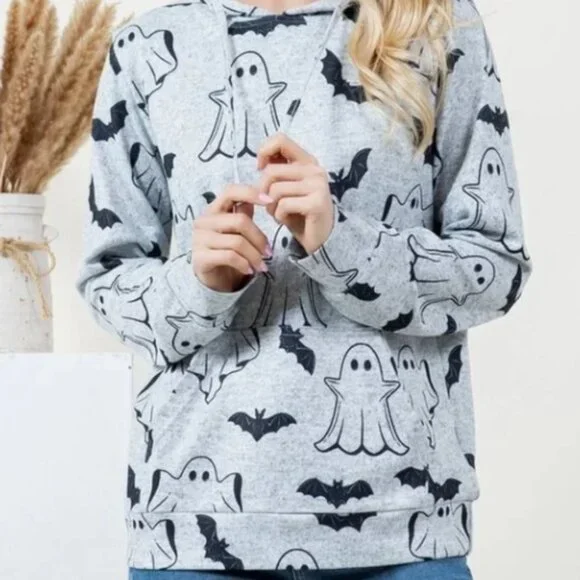 Halloween Theme Pullover Hoodie for maisygreta size large - Picture 1 of 1